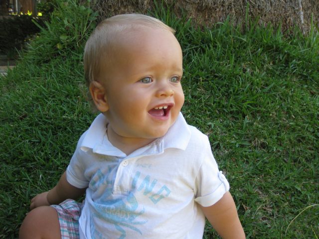 Alex in het park!