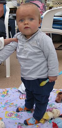 Alex - the little prince - standing!