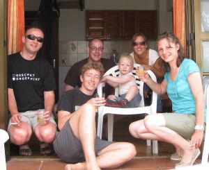 Ammer, Bar, Lucas en Erwin