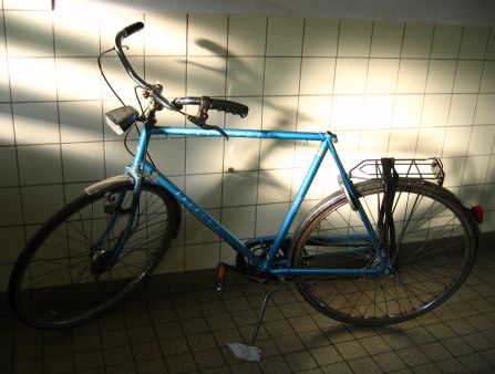 Zadelloze fiets!